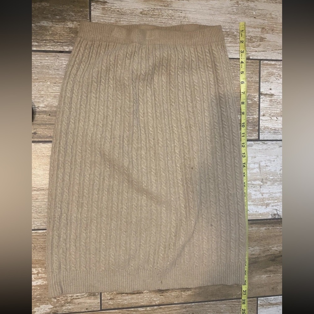 Liz Claiborne Lambswool Knit Skirt Vintage Size S